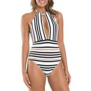 Jets Australia Vista High Neck One Piece (size 4) NWT